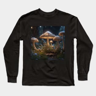 Fantasy Mushroom Cottagecore Long Sleeve T-Shirt